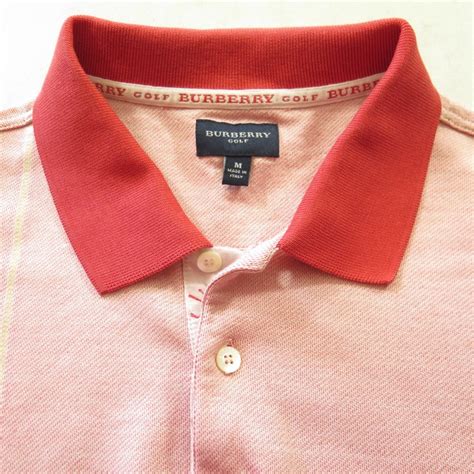 burberry golf apparel|burberry shirt sale men's.